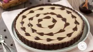 CROSTATA AL CAFF&Egrave; E CIOCCOLATO SENZA COTTURA ricetta Ho Voglia di Dolce