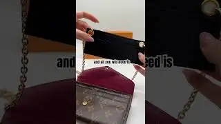 Transform your wallet into a crossbody! #louisvuitton #tipsandtricks #fashion #vintagedesigner