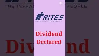 RITES Dividend 2022 | Dividend Video #23 | Upcoming dividend in March 2022 #dividend #sharemarket