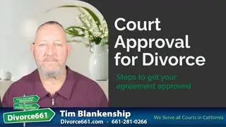 ✅ How to Get Court Approval for Your Divorce Agreement. | Los Angeles Divorce #divorce661