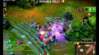 League Of Legends - Twisted Fate Quadra Kill