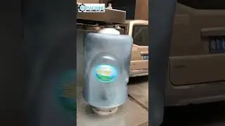 Manual 5 gallon water bottle barrel pail water washing cleaning machine