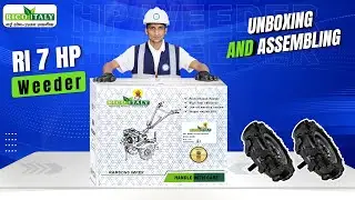 RICO Italy 7HP Power Weeder with Iron Wheel Type-3 Attachment Unboxing AND Assembling |