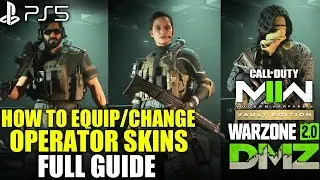 How to Equip Operators Skin WARZONE 2 DMZ | How to Change Operators Skin MW2 Warzone 2 Change Skins