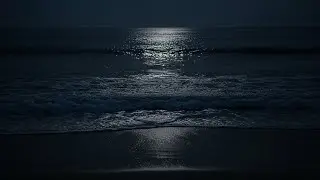 Too Tired to Think? 😴 Night Ocean Sounds That Help You Sleep (LIVE)