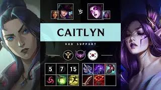 Caitlyn Support vs Morgana - KR Master Patch 25.13