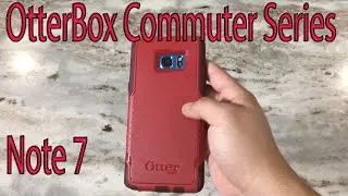 Note 7 OtterBox Commuter Series Flaming Way Red Case