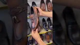 Handmade leather shoes for men