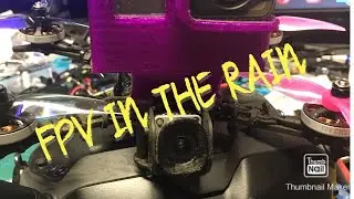 FPV FLIGHT IN THE RAIN | 3 PACKS A DAY | FPVCYCLE FOURIDE 4IN CADDX VISTA