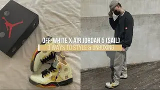 3 WAYS TO STYLE: OFF-WHITE X AIR JORDAN 5 (SAIL)  |  @TIMOTHYKOH_