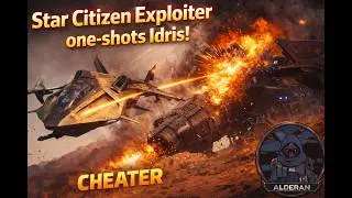 Star Citizen Exploiter One-Shots Idris with Gladius & P4 Rifle