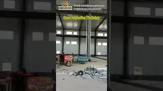 👉Steel Fabrication Workshop | #Metal Building Construction #steel insulation building