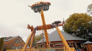 I'm Hanging Upside Down on Frantic Ride at Quassy Amusement Park Outdoor Rides Water Slides