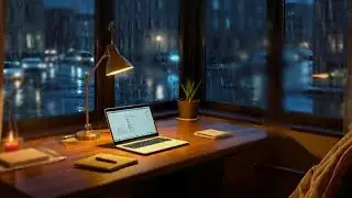 Late Night Steady Flow&mdash;Window Desk Focus | Brooklyn Rain