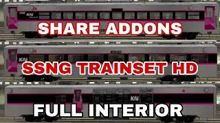 SHARE ADDONS GERBONG SSNG TRAINSET HD FULL INTERIOR || Trainz Simulator Android 
