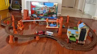 Thomas & Friends Trackmaster Motorized Railway.  Zip, Zoom, & Lodging Adventure.  NOT FOR SALE