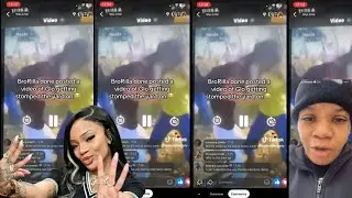 GloRilla&rsquo;s sister Shows Video of GloRilla getting beat up on Live