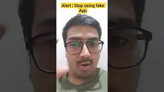 Alert | Stop using Fake Apps #government #fake #apps #scam #railway #support #jaihind