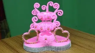 Home Decor DIY - Woolen showpiece making idea || Best reuse ideas - Beautiful Woolen art and craft