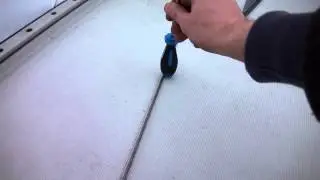 Dufour 35 delaminated deck