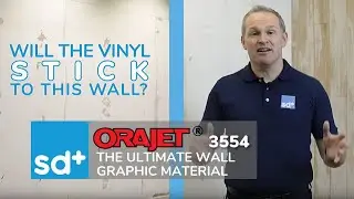 Orajet 3554 for textured wall graphics application.