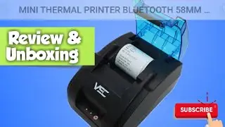 Review dan Unboxing  PRINTER KASIR BLUETOOTH THERMAL 58MM VSC