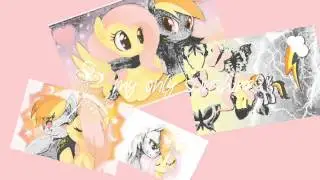 Flutterdash - Fluttershy x Rainbow Dash