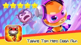 Talking Tom Hero Dash Run Day 108 Walkthrough RACCOON CHASE Recommend index five stars