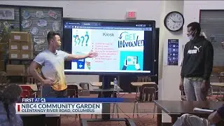 Mifflin High School students present ideas for NBC4 community garden