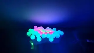 Glowy LED ping pong balls