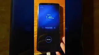 Samsung Galaxy S9+ alarm has battery empty! #shorts