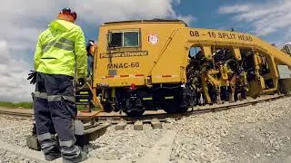 TSO-NGE México, Bateo de Vía,  2017, Tamping Operation in Mexico.