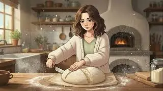 Cozy Countryside Cottage Baking Bread Cooking ASMR