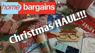 Home Bargains Christmas haul. Shopping Haul.