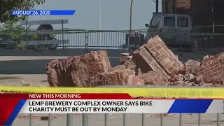 Lemp Brewery threatens to evict bike charity tennant after building collapsed over one year ago