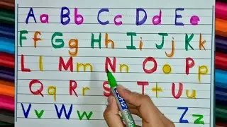 Alphabet | ABC Song | learn ABC capital & small | alphabet writing | nursery rhymes for kids | ABCD 