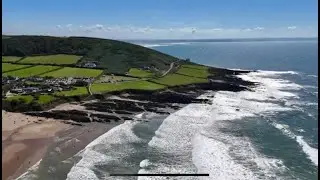 Summer Drone Footage Croyde Bay / Beach, North Devon - Wave Project