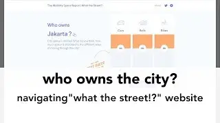 Who owns the city? - Navigating 