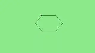 How to draw Hexagon using python programming