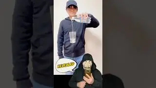 FLOATING GLASS TRICK REVEALED 🪄 #tricks #magic #foryou