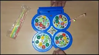 Magnetic Musical Fishing Toy Set Various Sea Animals Cartoon Shape Fish Game Design-E