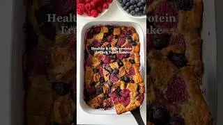 Healthy & High-protein French Toast😍 #mealprep #healthyrecipes #highprotein