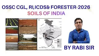 SOILS OF INDIA II RI,ARI & ICDS, CGL, FOREST GUARD, EXAM II BEST 30 MCQS #RabisirGeography