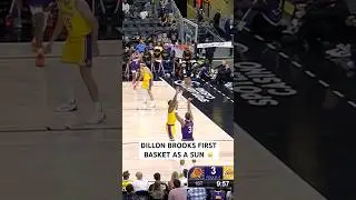 Dillion Brooks gets his first basket as a Sun