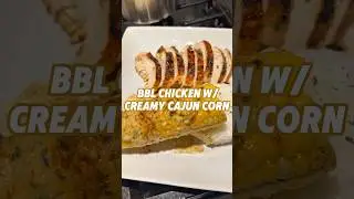 CRAZY DELICIOUS Chicken with Creamy Cajun Corn on the Cobb Recipe