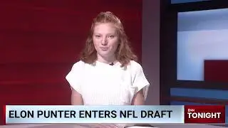 ENN Tonight | Elon football punter enters NFL draft | December 8, 2025