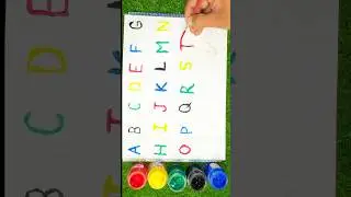 OPQRST alphabet learning |O for orange P for parrot T for tiger #english #alphabet #abcd #learning