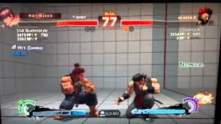 USF4 Battle: blndJun(XSK Samurai) vs SSA BushinStyle(Me) part 2
