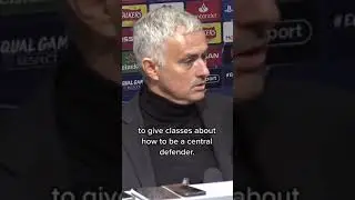 Jos&eacute; Mourinho Bonucci And Chiellini Should Go To Harvard And Teach How To Defend