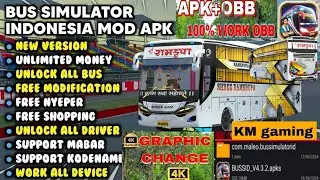 BUSSID 4.3.2 REALISTIC SMOKE MODRELEASED HOW TO ADD BUS SIMULATOR mod apk password🔑🔑